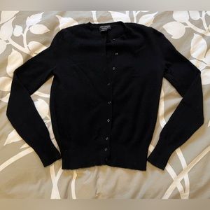 Lord & Taylor Black Cashmere Cardigan